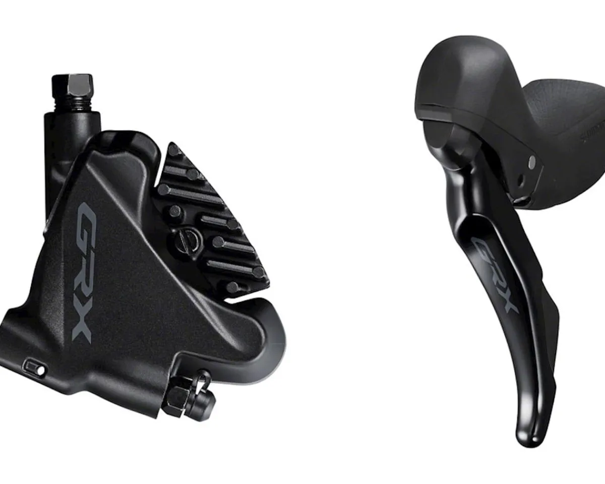 Shimano Brakes|Shifters|GRX ST-RX400 Hydraulic Disc Brake/Shift Lever Kit (Black) (Left) (Flat Mount) (2x) (Caliper Included)