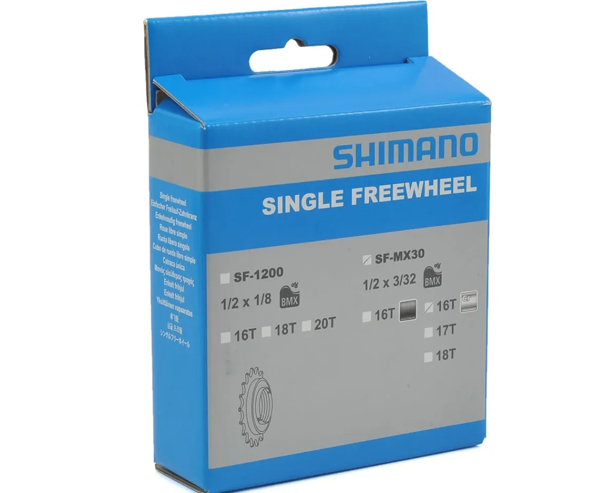 Shimano Holiday Shopping|Cassettes|MX30 Single Speed Freewheel (Chrome) (3/32") (16T)