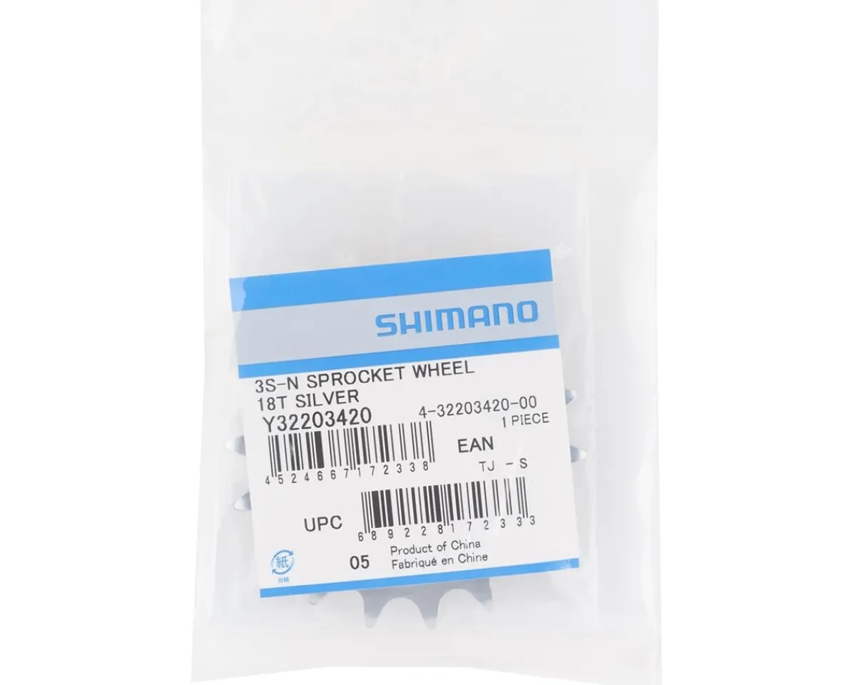 Shimano Wheels & Parts|Holiday Shopping|Nexus Cogs (Silver) (For Internally Geared Hubs) (18T)