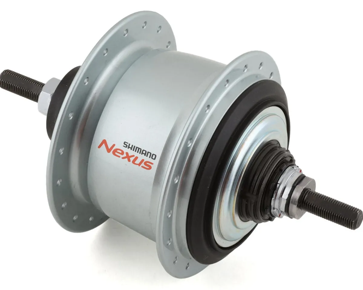 Shimano Wheels & Parts|Nexus SG-C6001-8V Internally Geared Rim Brake Rear Hub (Silver) (36H) (8 Speed) (130mm)