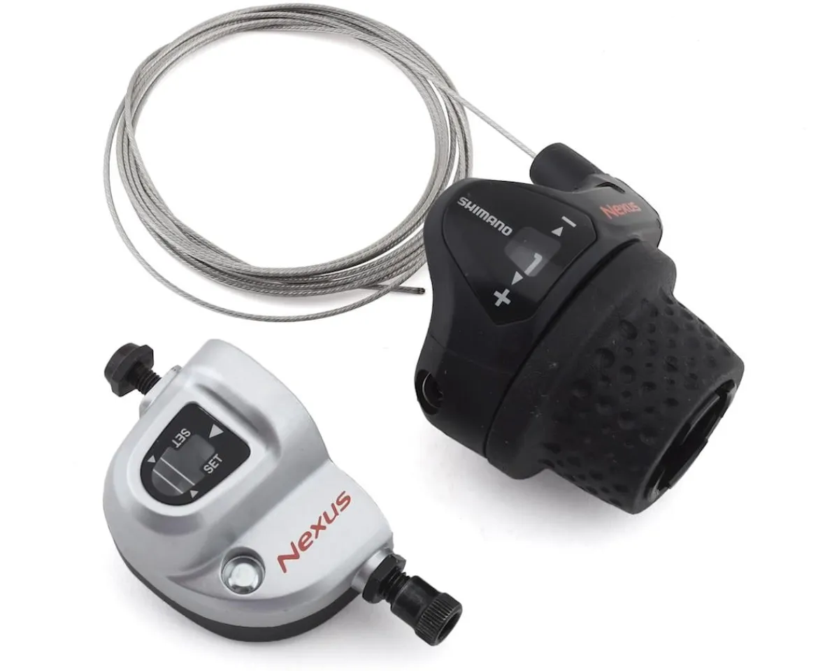 Shimano Shifters|Holiday Shopping|Nexus SL-3S41E Revo Twist Shifter (Black) (Right) (3 Speed) (For Internally Geared Hub) (Includes Bell Crank)