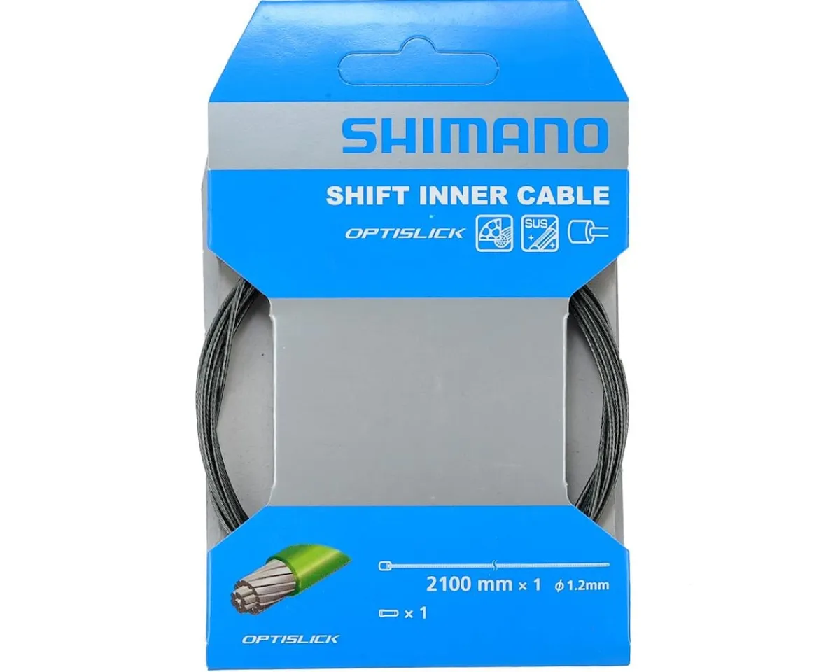 Shimano Cables & Housing|Holiday Shopping|Optislick Inner Derailleur Cable (For /SRAM) (Stainless) (1.2mm) (2100mm) (1 Pack)