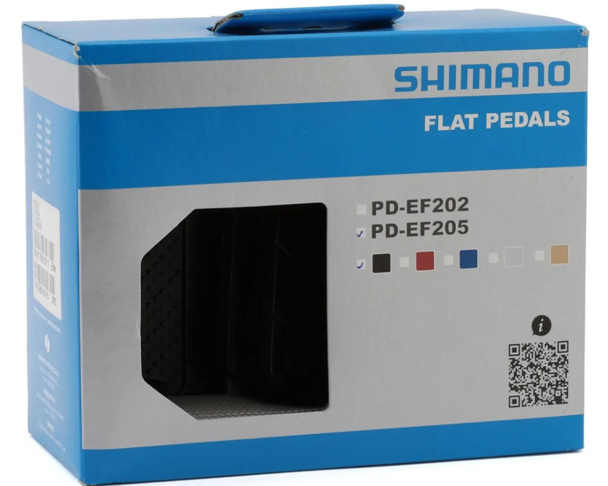 Shimano Pedals & Cleats|PD-EF205 Urban Flat Pedals (Black)
