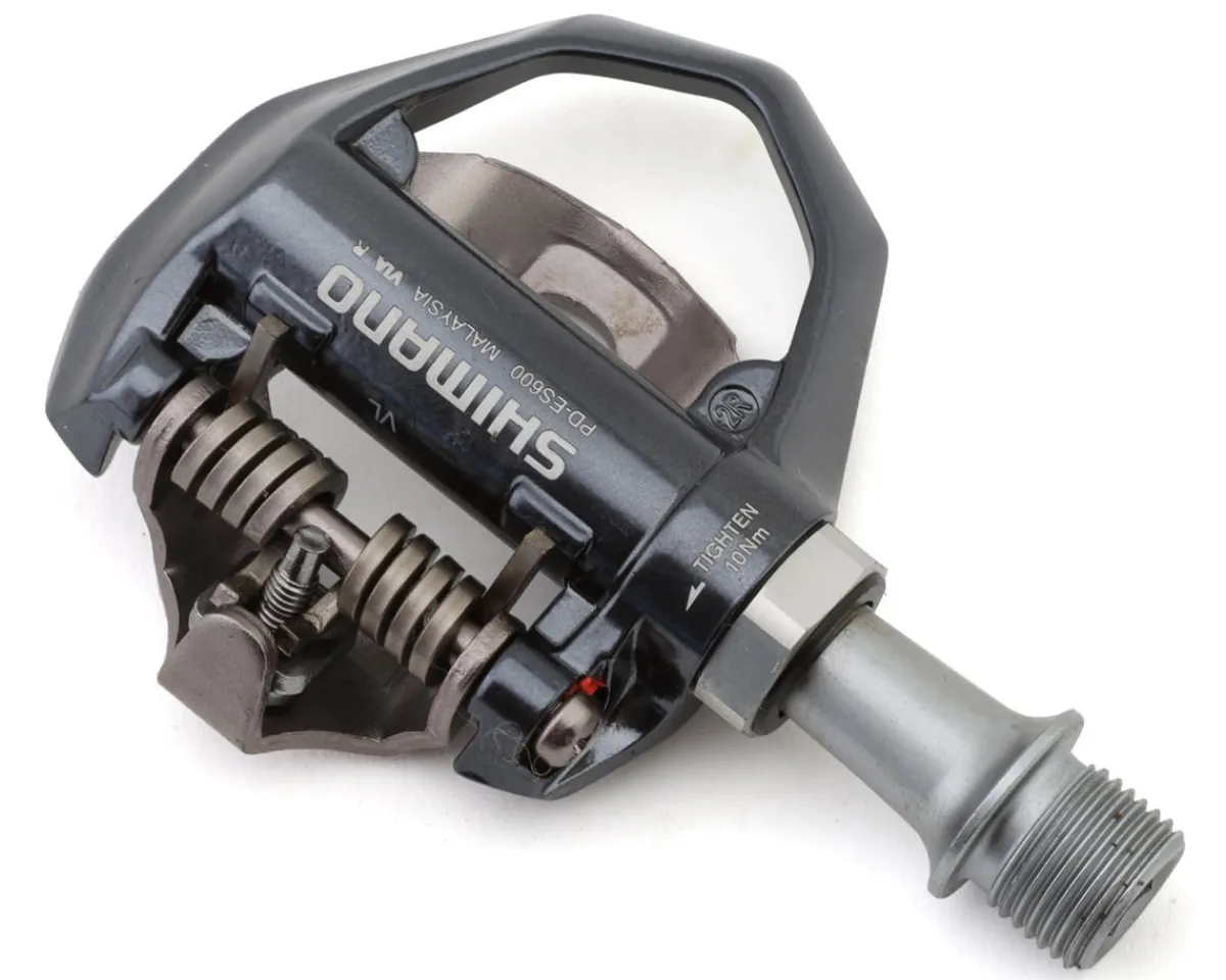 Shimano Pedals & Cleats|PD-ES600 SPD Clipless Pedals (Dark Grey)