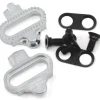 Shimano Pedals & Cleats|PD-M324 SPD/Platform Pedals (Silver) (Dual-Purpose)