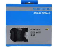 Shimano Pedals & Cleats|PD-RS500 Road Pedals (Black) (SPD-SL)