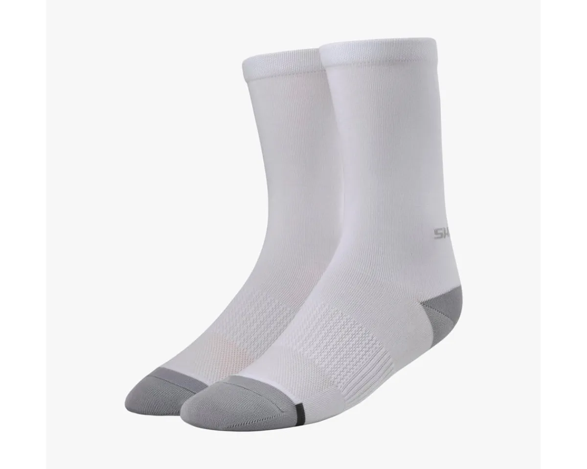 Shimano Clothing Accessories|Shoes, Socks, & Footwear|Performance Socks (White) (S/M)