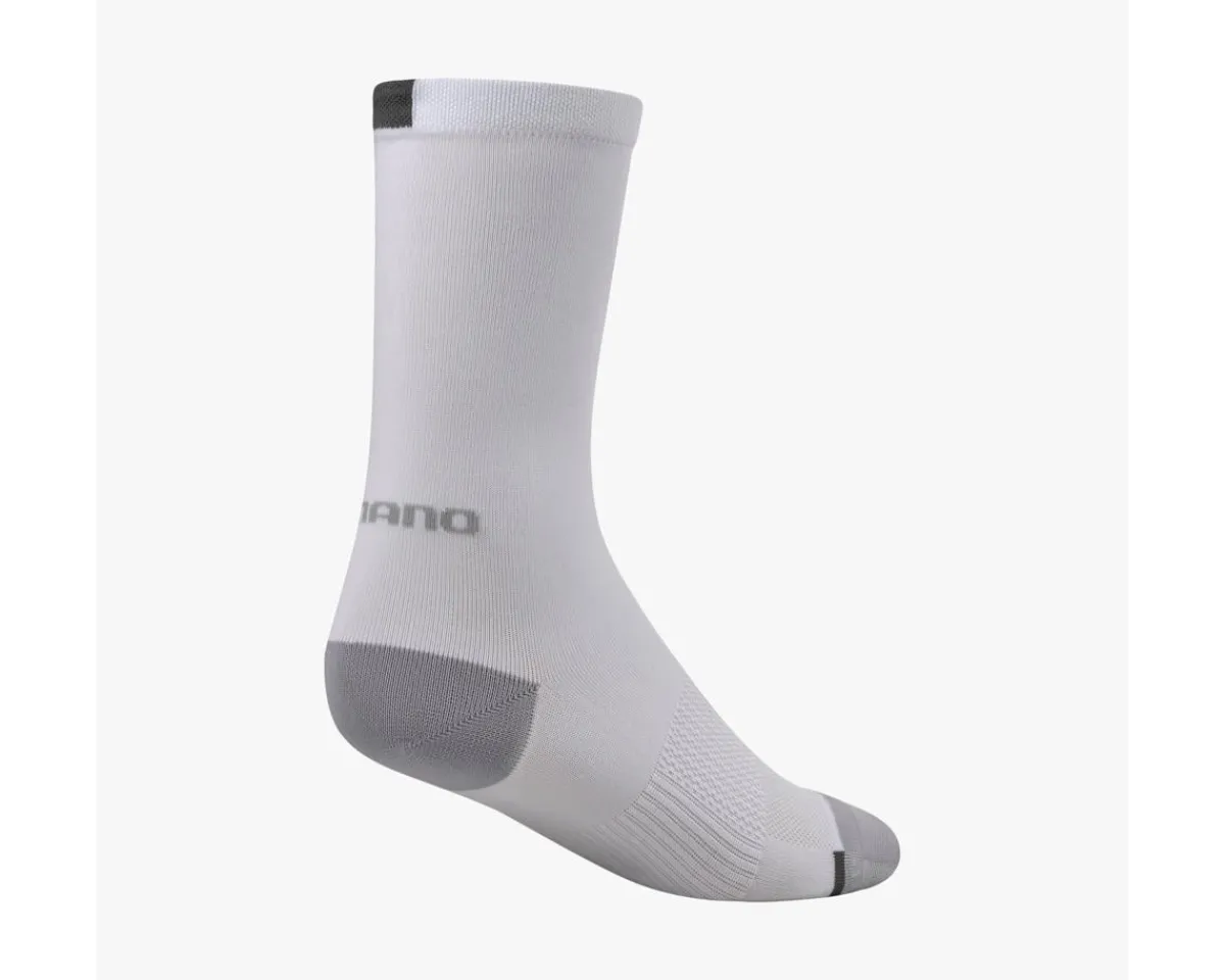 Shimano Clothing Accessories|Shoes, Socks, & Footwear|Performance Socks (White) (S/M)