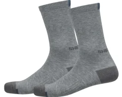 Shimano Clothing Accessories|Shoes, Socks, & Footwear|Performance Wool Socks (Grey) (M/L)