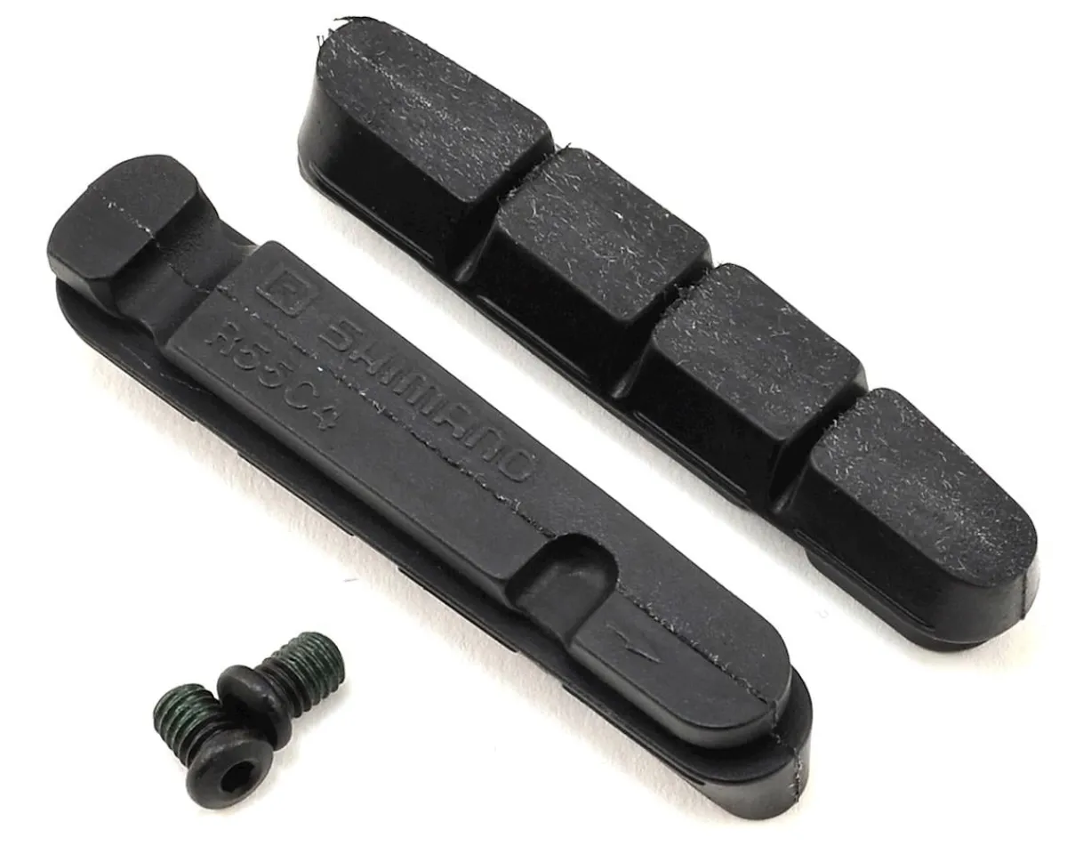 Shimano Brakes|Holiday Shopping|R55C4 Cartridge Brake Pad Inserts (Black) (Dura-Ace/Ultegra) (1 Pair) (For /SRAM) (BR-R9100/BR-R8000)