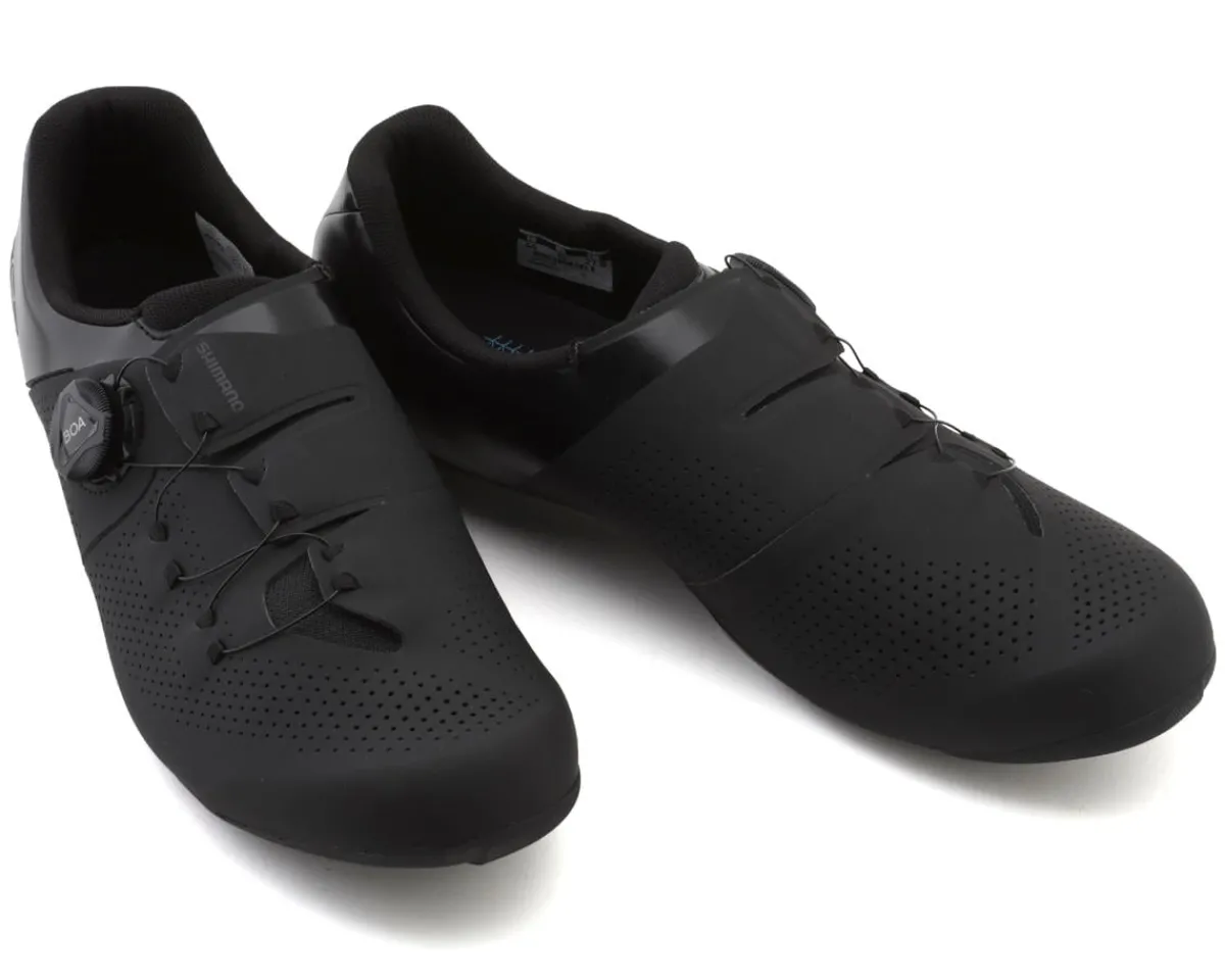 Shimano Shoes|Holiday Shopping|RC3 Road Bike Shoes (Black) (Wide Version) (47) (Wide) (SH-RC302E)