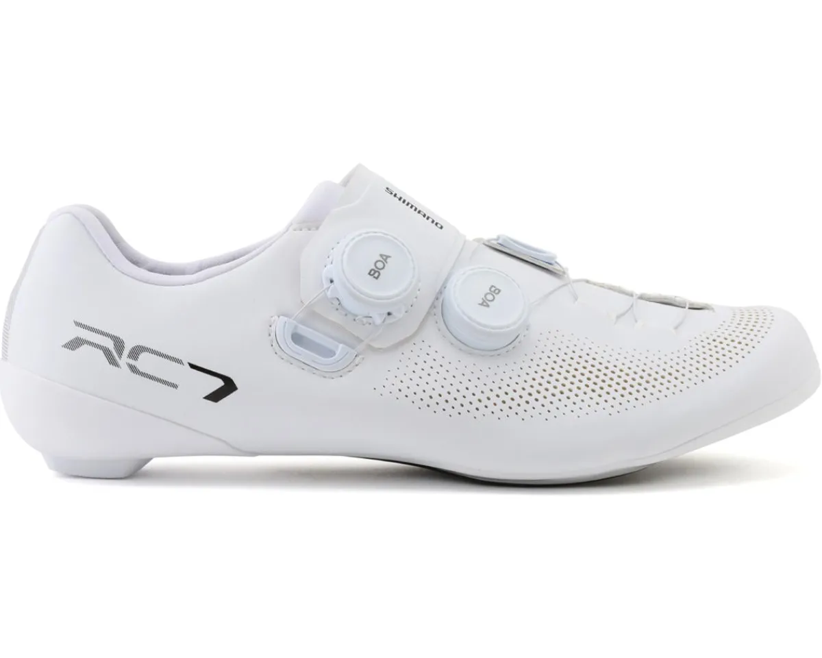 Shimano Shoes|Holiday Shopping|RC7 Road Bike Shoes (White) (43) (Wide) (SH-RC703E)
