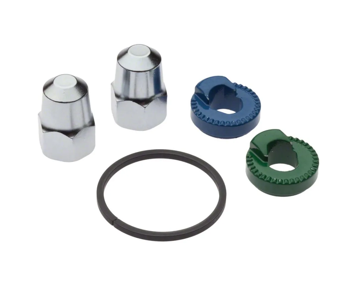 Shimano Wheels & Parts|Rear Hub Nuts, Cog Snap Ring, & Non-Turn Washers (Alfine and Nexus) (For Vertical Dropouts)