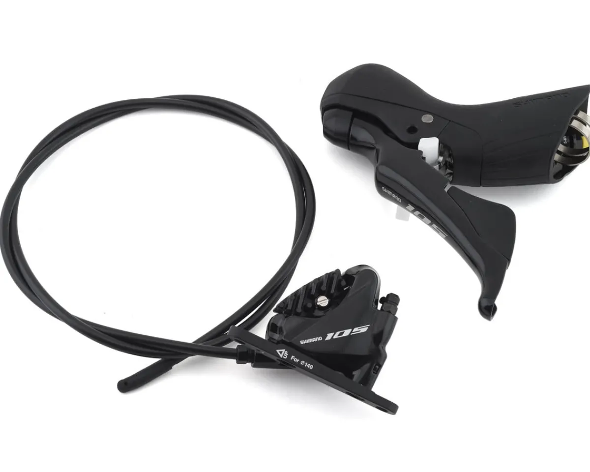 Shimano Groupsets|105 R7020 Mechanical Road Groupset (Black) (2 x 11 Speed) (Hydraulic Disc Brake)