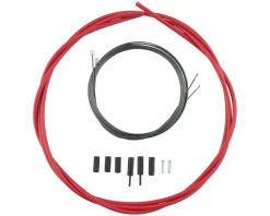 Shimano Cables & Housing|Road Optislick Derailleur Cable & Housing Set (Red) (1.2mm) (1800/2100mm)