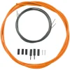 Shimano Cables & Housing|Road Optislick Derailleur Cable & Housing Set (Orange) (1.2mm) (1800/2100mm)