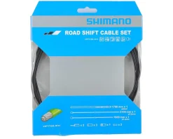 Shimano Cables & Housing|Holiday Shopping|Road Optislick Derailleur Cable & Housing Set (Black) (1.2mm) (1800/2100mm)
