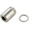 Shimano Brakes|R140P/D Disc Brake Caliper Fixing Nut and Washer (Silver)