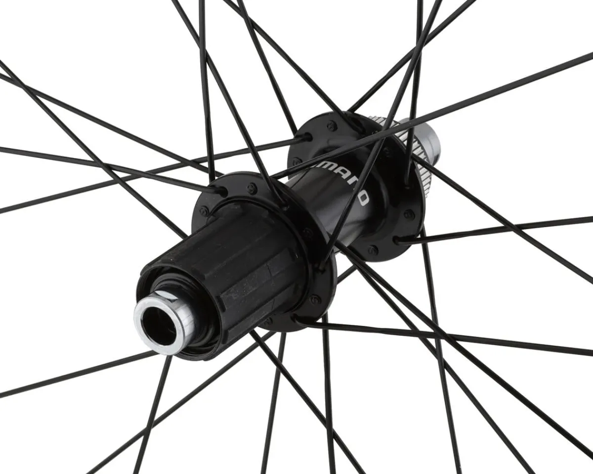 Shimano Wheels & Parts|RS710 C32 Rear Wheel (Black) ( HG 11/12) (12 x 142mm) (700c) (Centerlock) (Tubeless)