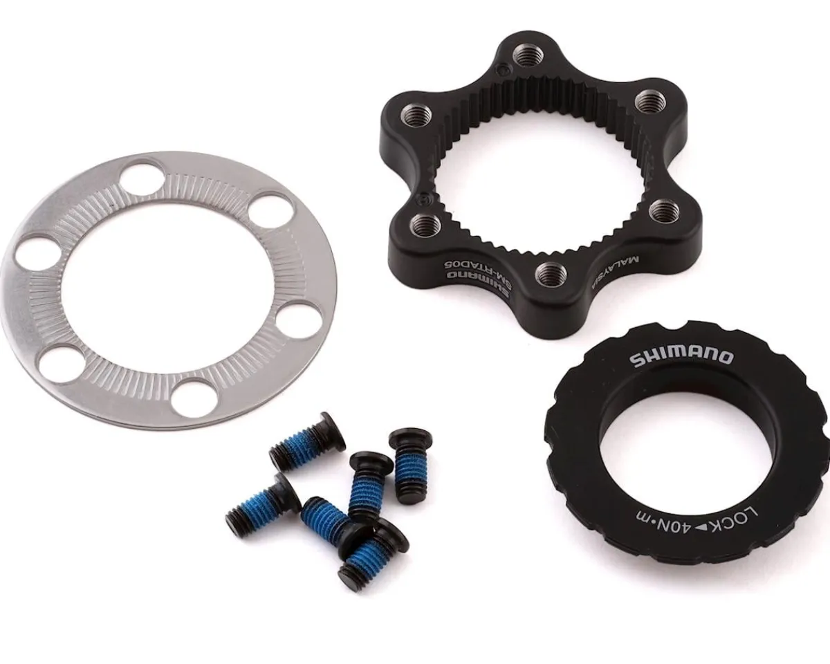 Shimano Brakes|Holiday Shopping|RTAD05 Disc Brake Rotor Adapter (6-Bolt Rotor to Centerlock Hub)