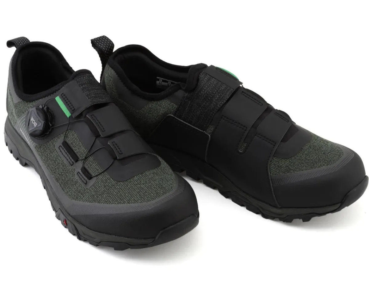 Shimano Shoes|Shoes, Socks, & Footwear|SH-ET701 Touring Flat Pedal Shoes (Green) (41)