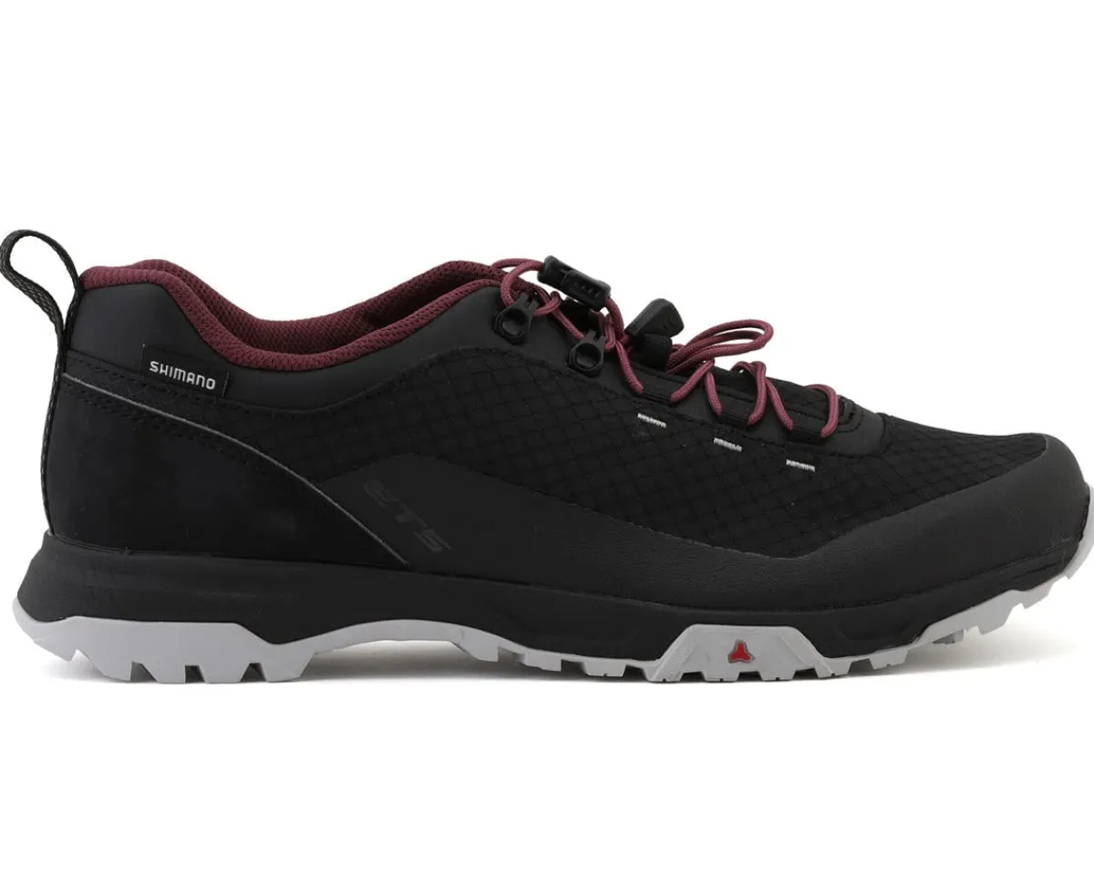 Shimano Shoes|Women'S|SH-ET501W Women's Touring Flat Pedal Shoes (Black) (42)