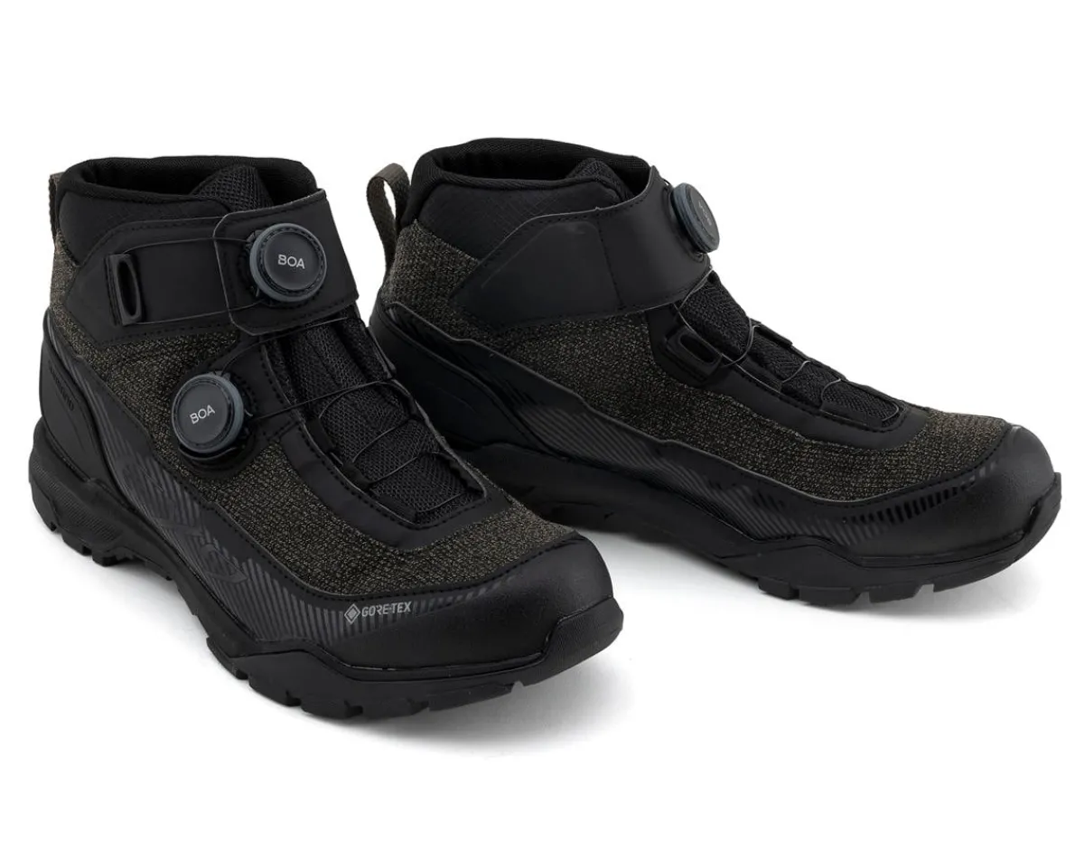 Shimano Shoes|Holiday Shopping|SH-EX900 GTX Adventure Touring SPD Shoes (Black) (42)