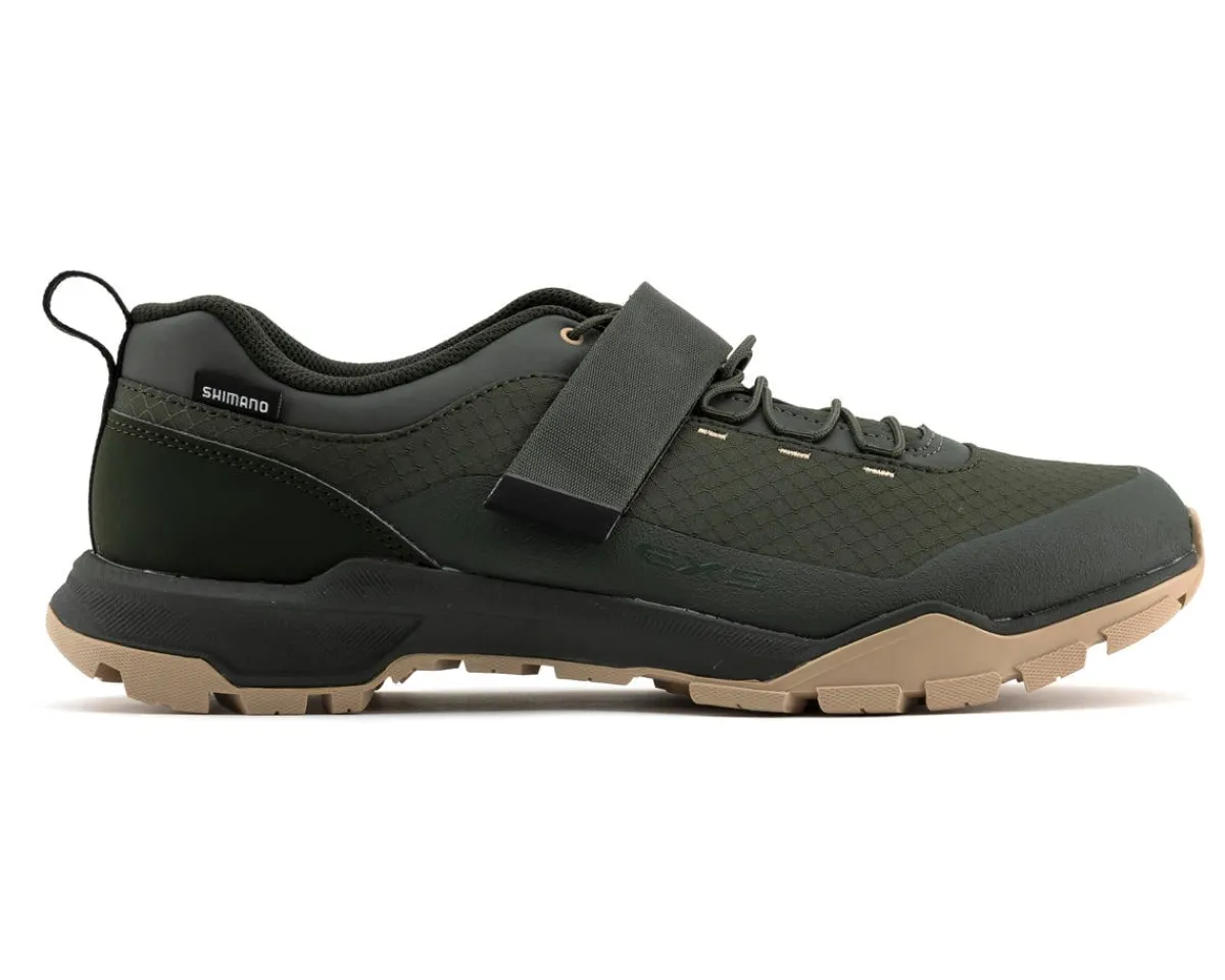 Shimano Shoes|Holiday Shopping|SH-EX500 Touring Clipless SPD Shoes (Olive) (43)