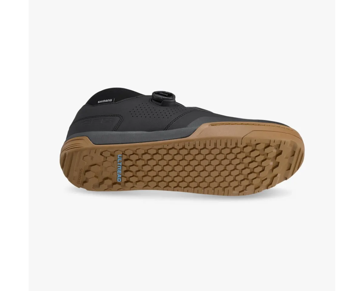 Shimano Shoes|Holiday Shopping|SH-GF800 Flat Pedal Mountain Bike Shoes (Black Amber) (42)
