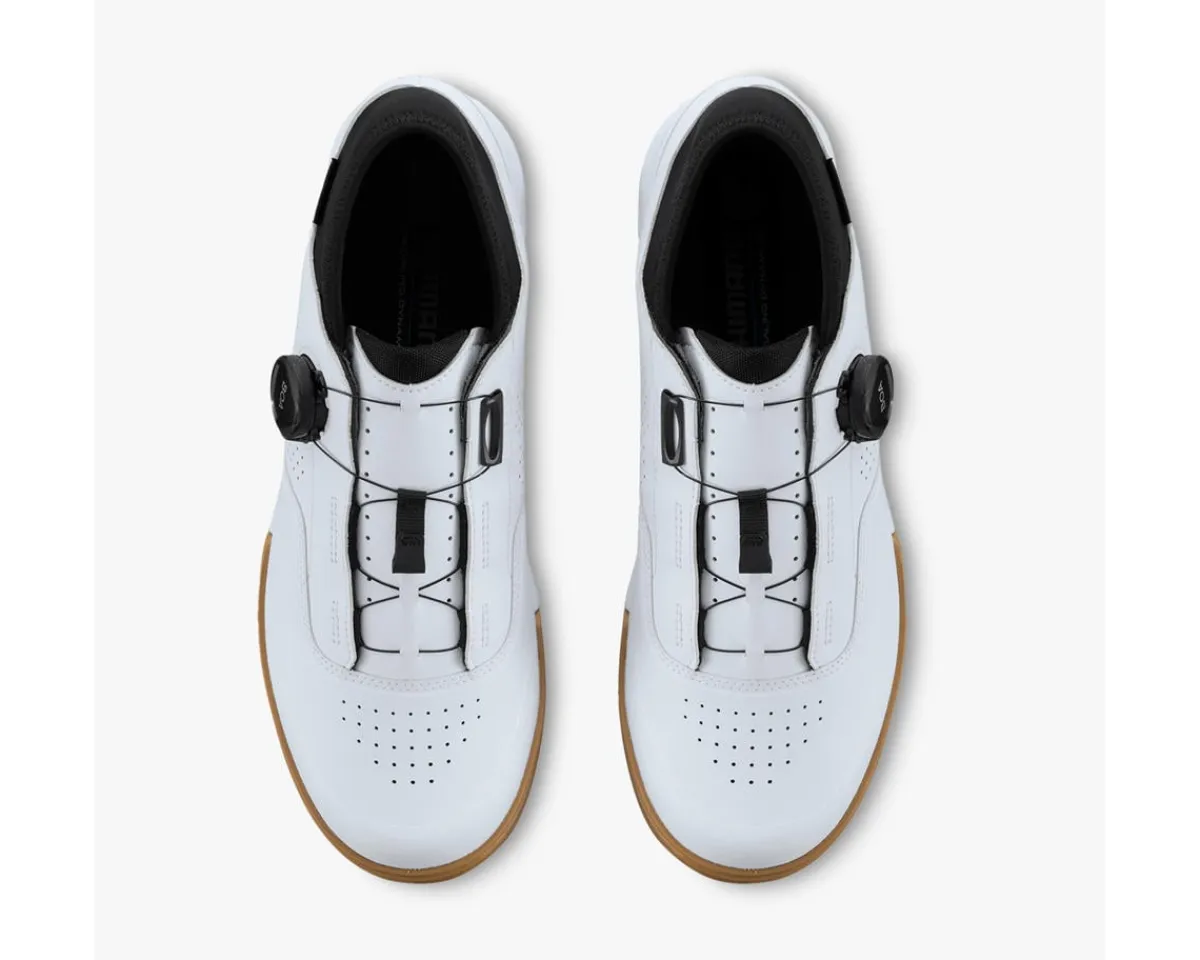 Shimano Shoes|Shoes, Socks, & Footwear|SH-GF800 Flat Pedal Mountain Bike Shoes (White) (43)