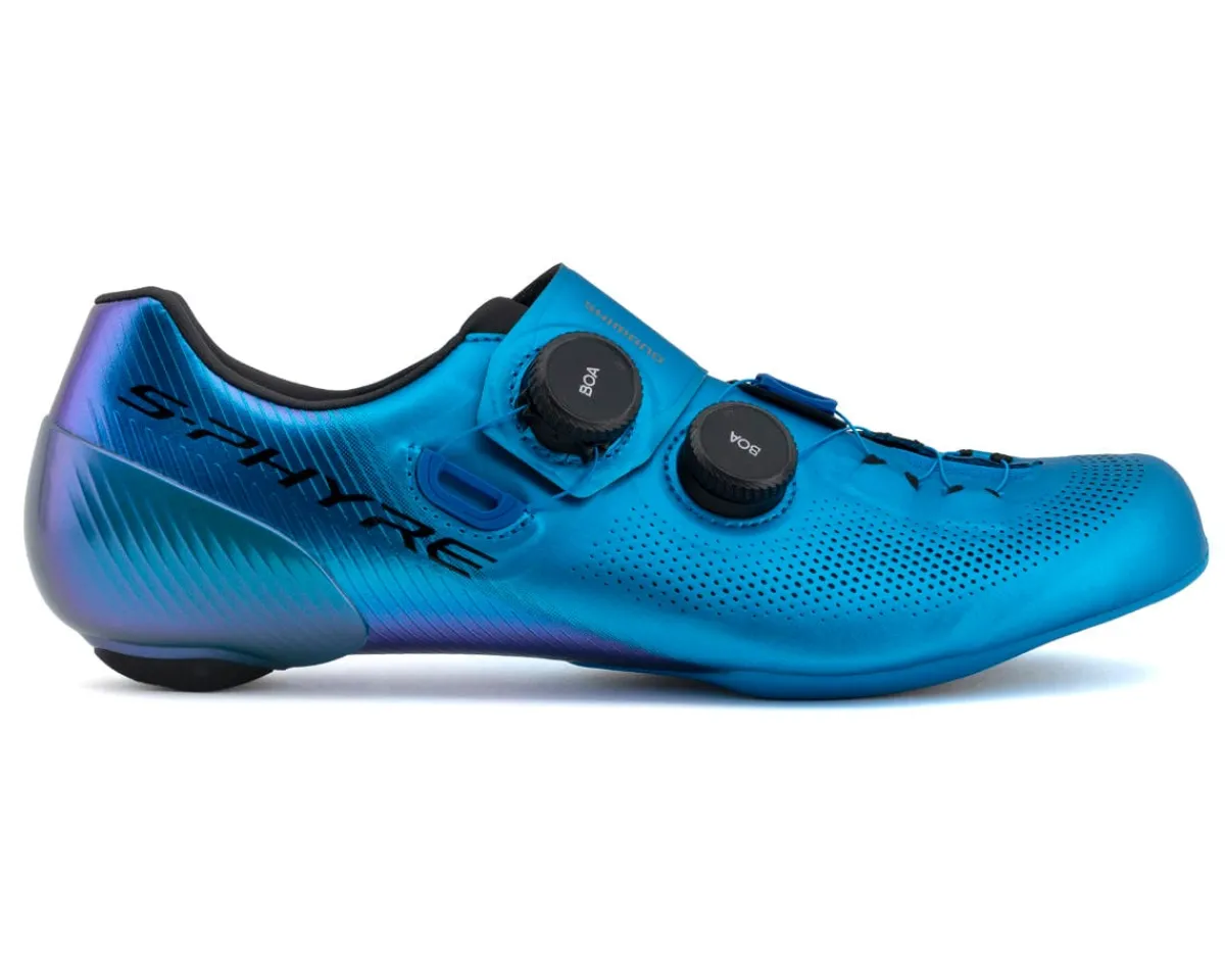 Shimano Shoes|Clothing Sale|SH-RC903E S-PHYRE Road Cycling Shoes (Blue) (Wide Version) (43) (Wide)