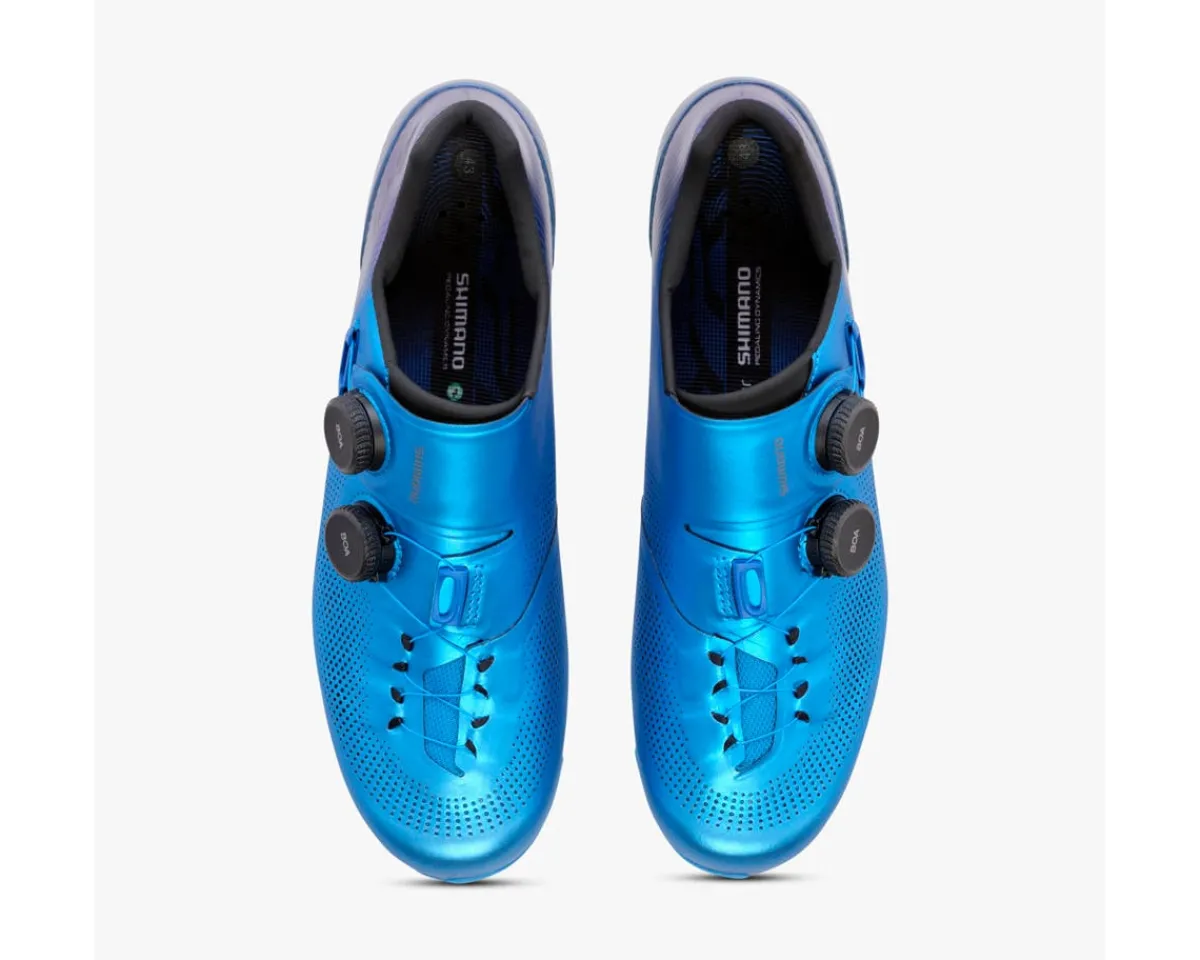 Shimano Shoes|Clothing Sale|SH-RC903E S-PHYRE Road Cycling Shoes (Blue) (Wide Version) (43) (Wide)