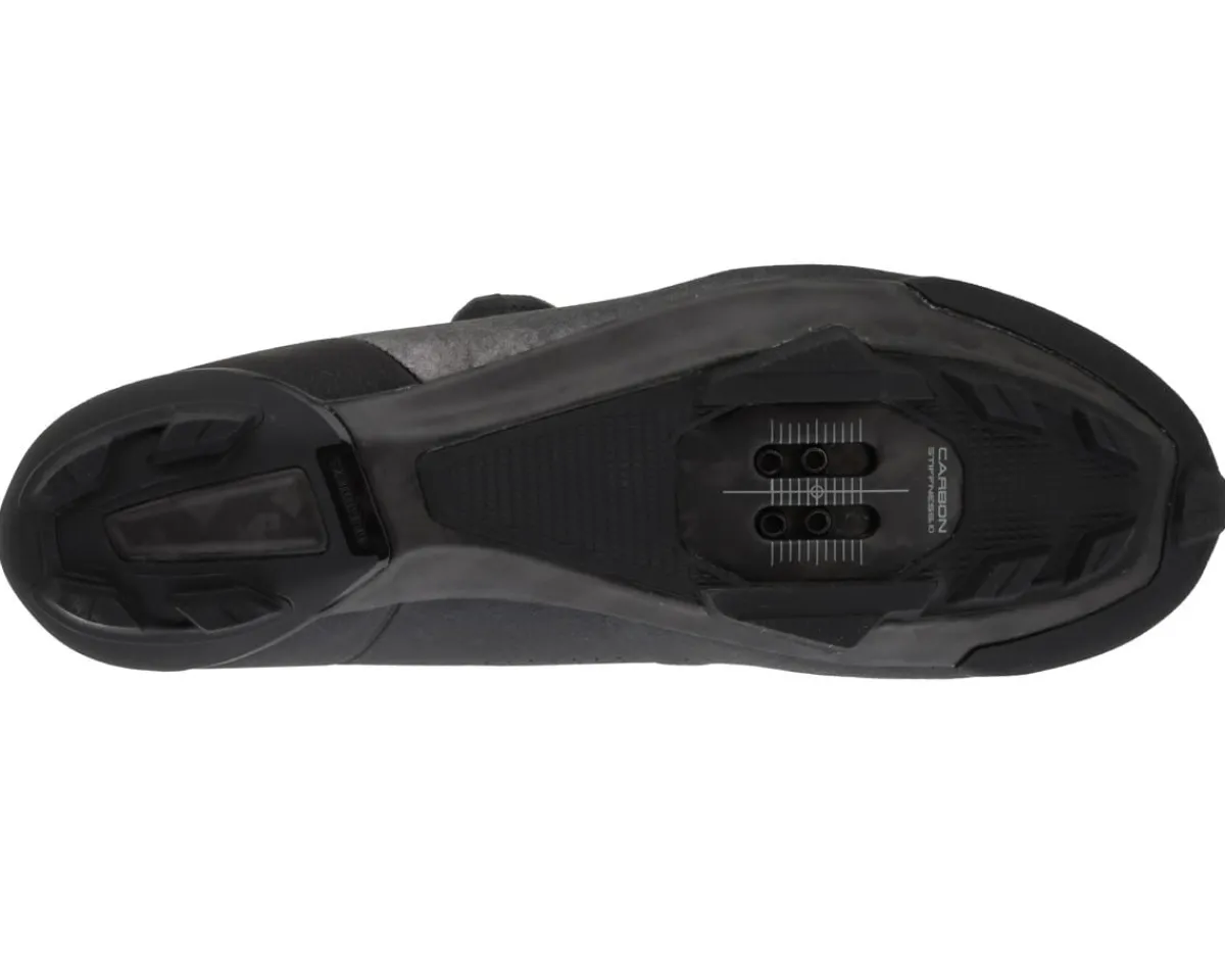 Shimano Shoes|Holiday Shopping|SH-RX801E Gravel Shoes (Black) (41) (Wide) (Wide Version)