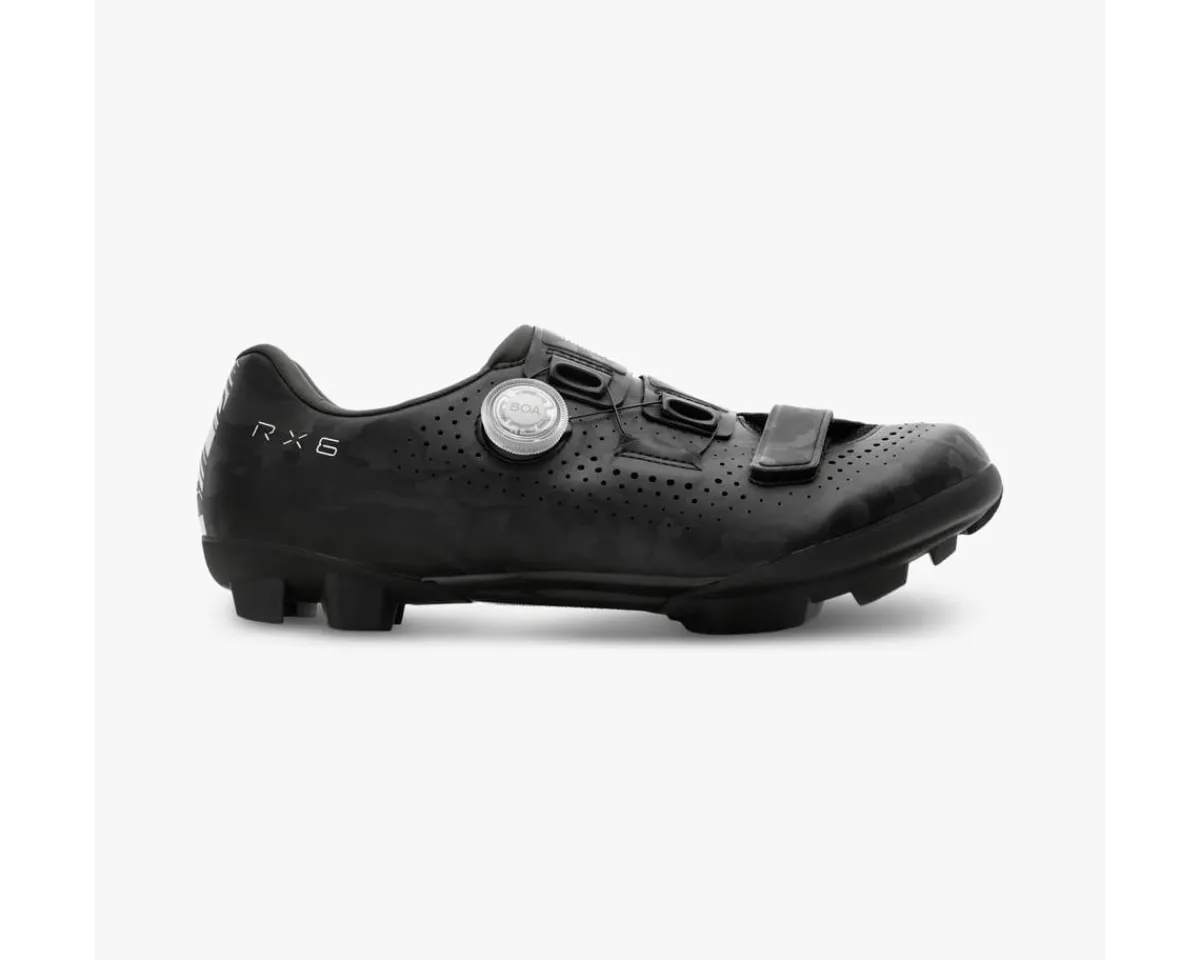 Shimano Shoes|Holiday Shopping|SH-RX600E Gravel Shoes (Black) (40) (Wide) (Wide Version)