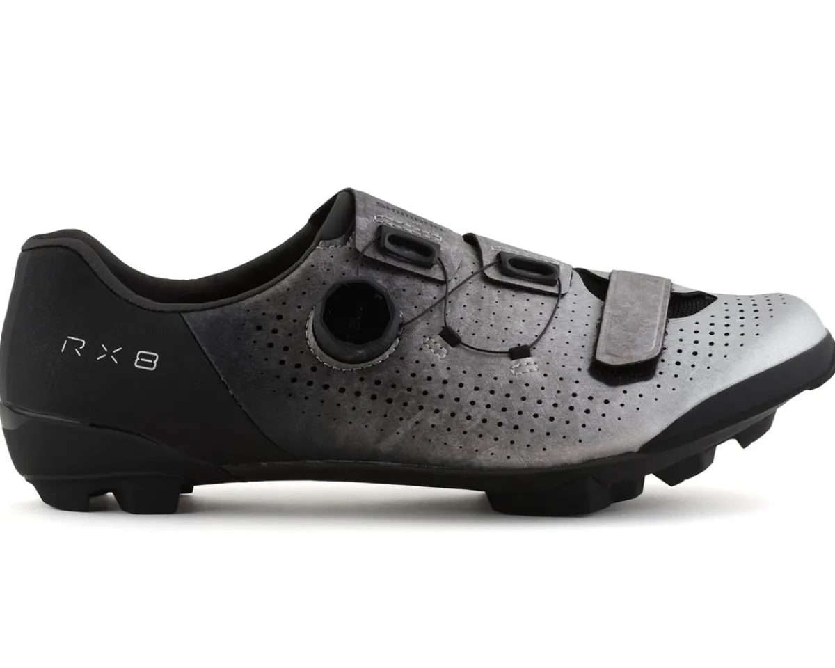 Shimano Shoes|Holiday Shopping|SH-RX801 Gravel Shoes (Silver) (40)