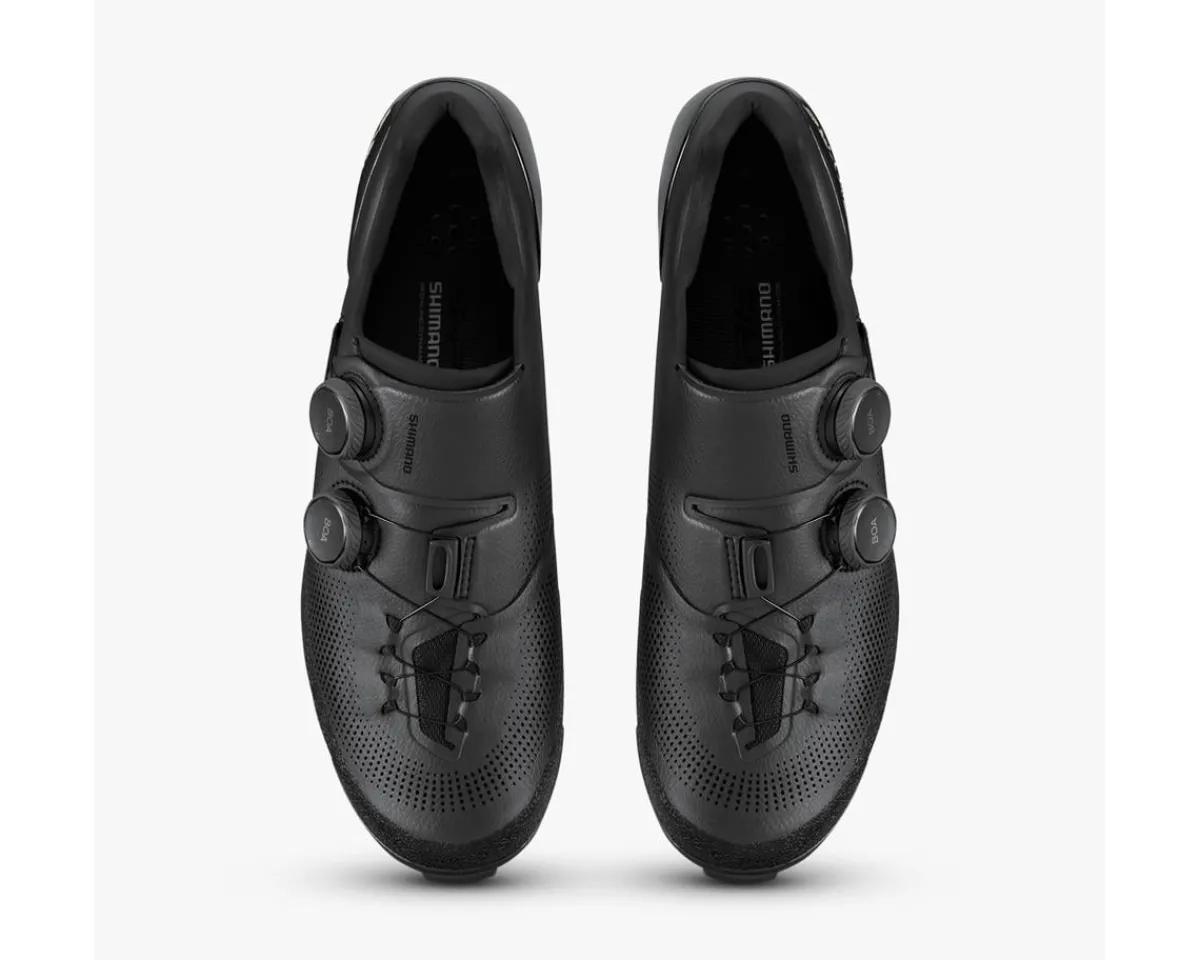 Shimano Shoes|Holiday Shopping|SH-RX910 S-PHYRE Gravel Bike Shoes (Black) (40) (Standard) (w/ Cleat Pontoon)