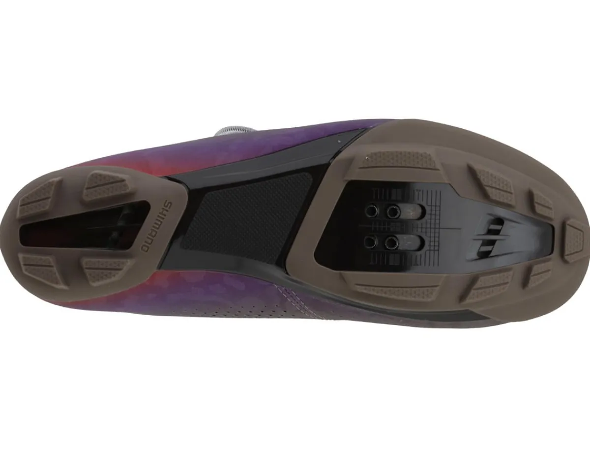 Shimano Shoes|Women'S|SH-RX600 Women's Gravel Shoes (Grey/Purple) (36)