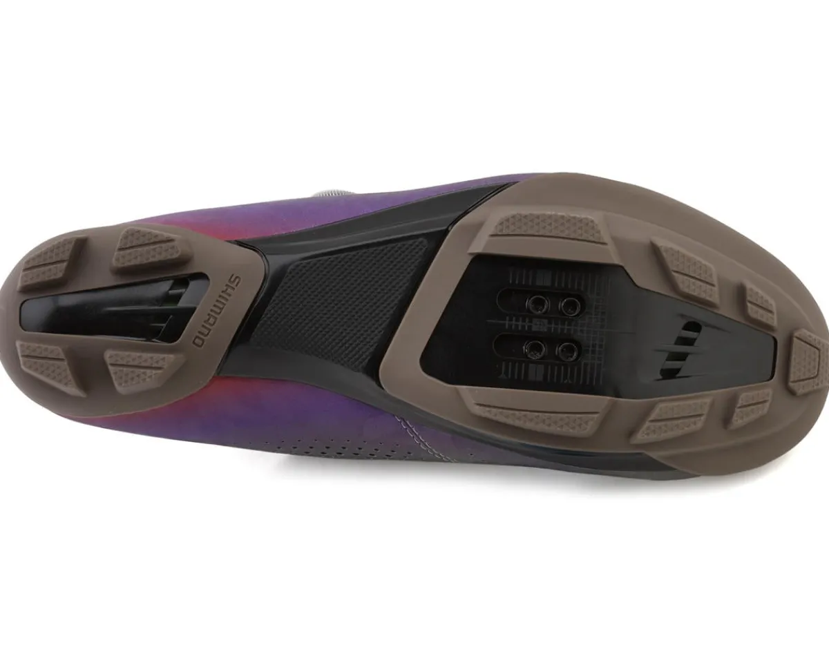 Shimano Shoes|Shoes, Socks, & Footwear|SH-RX600W RX6 Women's Gravel Shoes (Grey/Purple) (38)