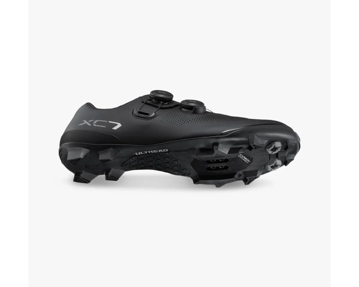 Shimano Shoes|Holiday Shopping|SH-XC703E Mountain Bike Shoes (Black) (Wide Version) (40)