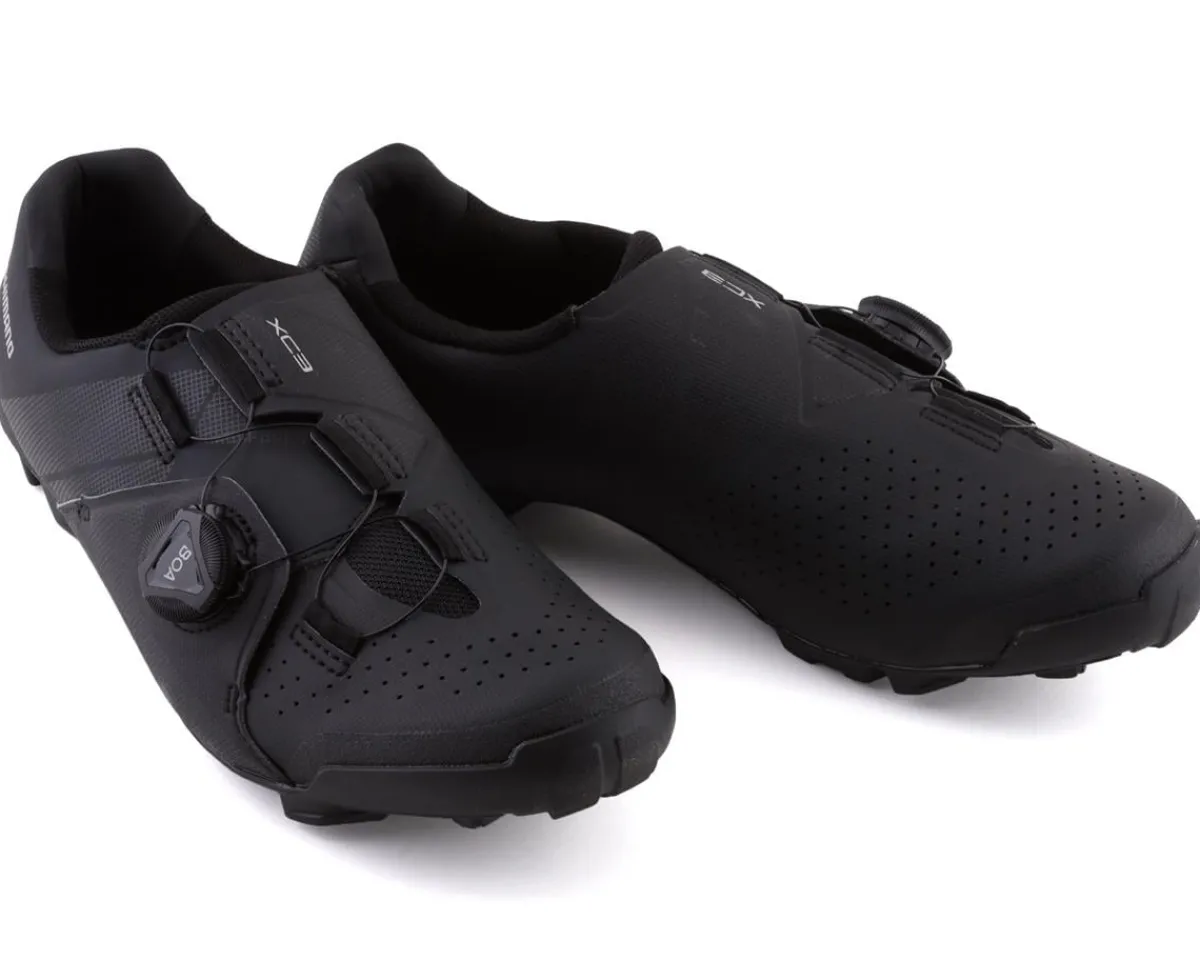 Shimano Shoes|Shoes, Socks, & Footwear|SH-XC300 Mountain Bike Shoes (Black) (45)