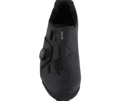 Shimano Shoes|Shoes, Socks, & Footwear|SH-XC300 Mountain Bike Shoes (Black) (Wide Version) (46) (Wide)