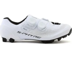 Shimano Shoes|Shoes, Socks, & Footwear|SH-XC903 S-PHYRE Mountain Bike Shoes (White) (Wide Version) (43) (Wide)