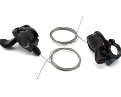 Shimano Shifters|SL-TX30 Tourney Shifter Set (Black) (Pair) (3 x 7 Speed)