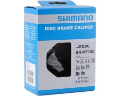 Shimano Brakes|SLX BR-M7120 Disc Brake Caliper (Black) (4-Piston) (Hydraulic) (Front or Rear) (Post-Mount)