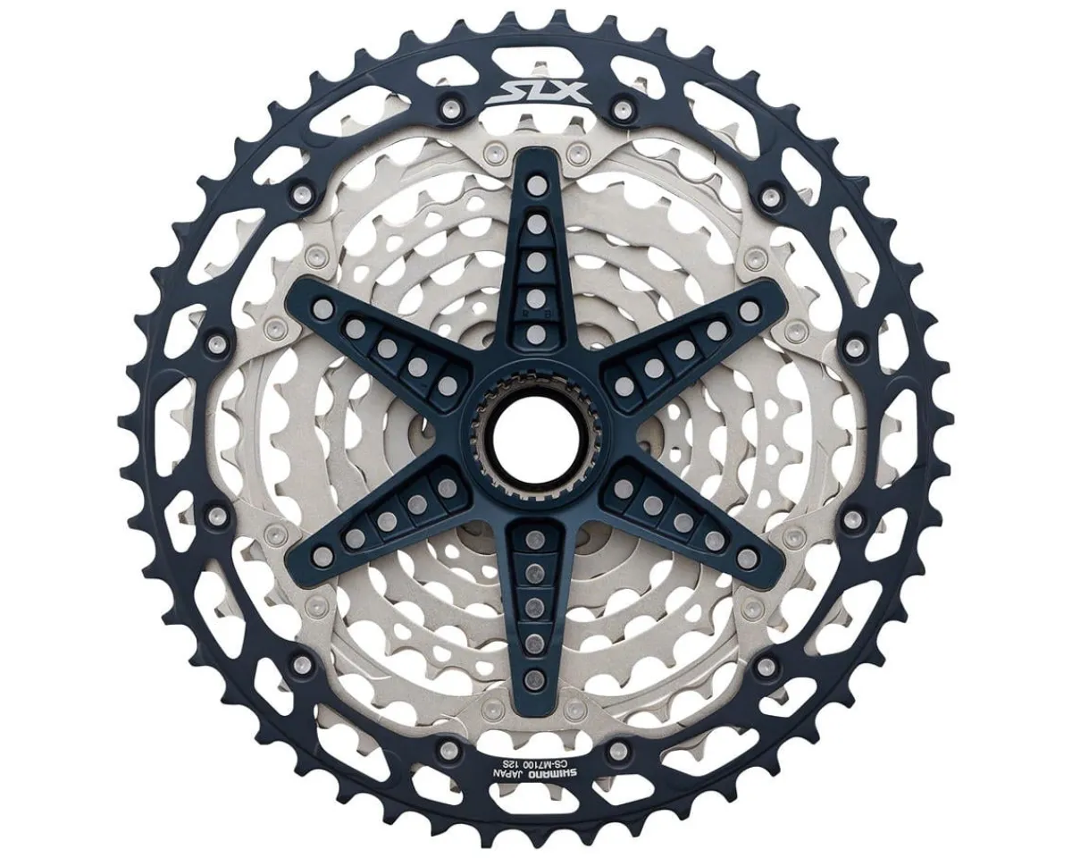 Shimano Holiday Shopping|Cassettes|SLX CS-M7100 Cassette (Silver/Black) (12 Speed) (Micro Spline) (10-45T)