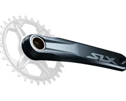 Shimano Cranksets & Parts|Holiday Shopping|SLX FC-M7100-1 Crankset (Black) (12 Speed) (165mm) (Hollowtech II)