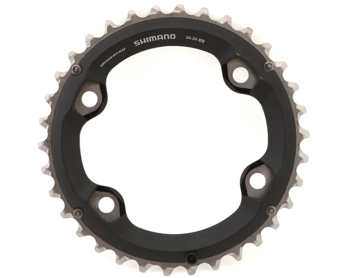Shimano Chainrings & Accessories|SLX M7000-11 Chainrings (Black) (2 x 11 Speed) (Outer) (34T)