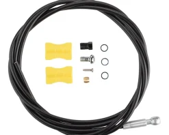 Shimano Brakes|Cables & Housing|SM-BH90-SBLS High Pressure Disc Brake Hose Kit (Black) (For Saint M820) (2000mm) (w/Silver Banjo Fitting)