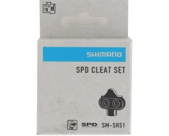 Shimano Shoes|Pedals & Cleats|SM-SH51 SPD Cleats (Black) (4°) (Standard) (Lateral Release)