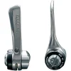 Shimano Shifters|Holiday Shopping|Sora SL-R400 Downtube Shifters (Silver) (Pair) (2/3 x 8 Speed) (Braze-On)